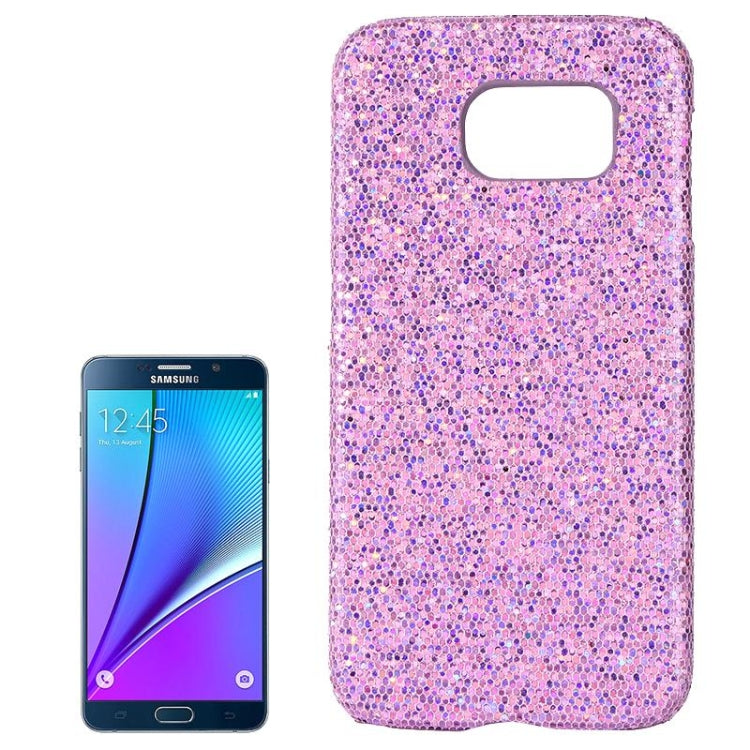 Flash Powder Skin Paste Plastic Protective Case for Galaxy Note 5 / N920