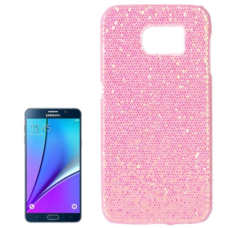 Flash Powder Skin Paste Plastic Protective Case for Galaxy Note 5 / N920