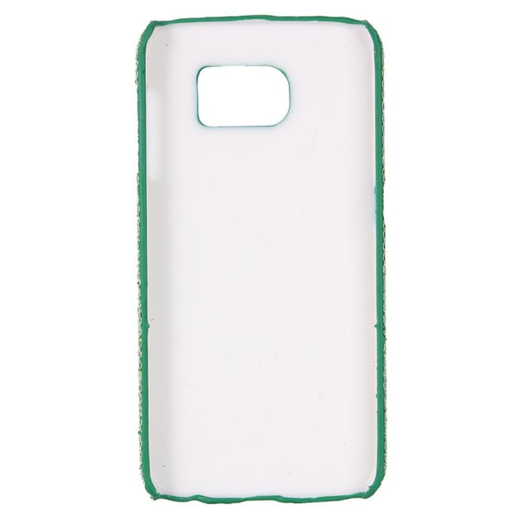 For Galaxy S6 / G920 Flash Powder Skin Paste Plastic Protective Case
