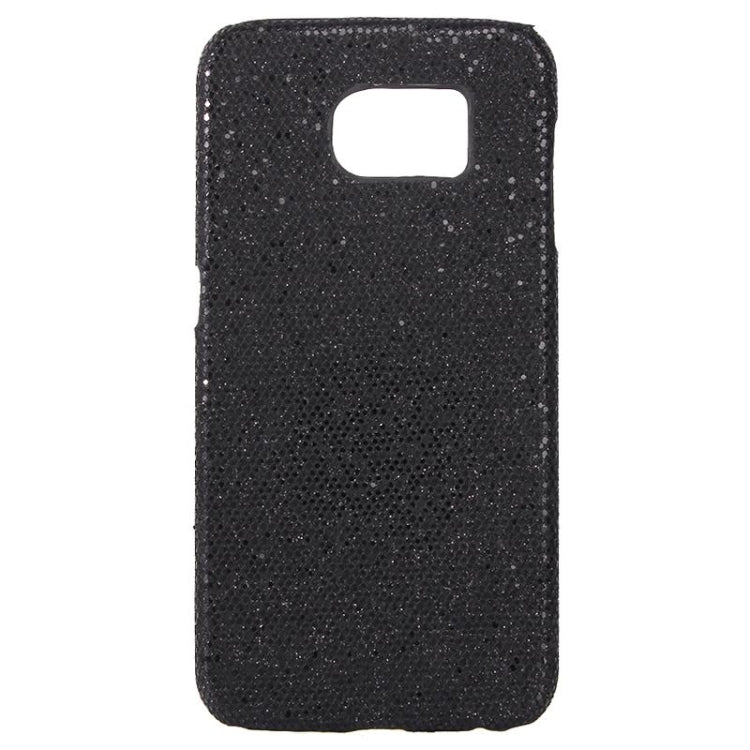 For Galaxy S6 Edge / G925 Flash Powder Skin Paste Plastic Protective Case