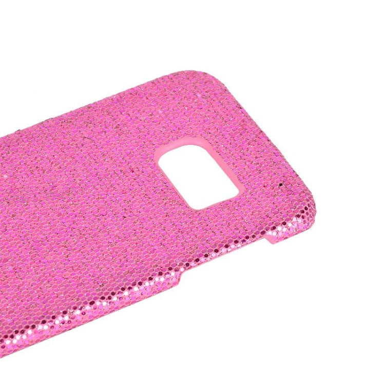 For Galaxy S6 Edge / G925 Flash Powder Skin Paste Plastic Protective Case