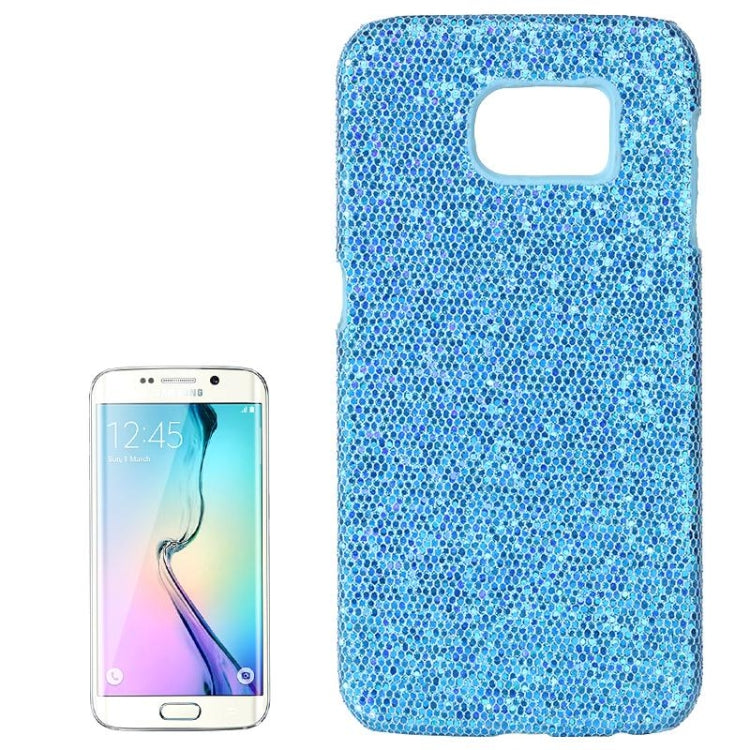For Galaxy S6 Edge / G925 Flash Powder Skin Paste Plastic Protective Case