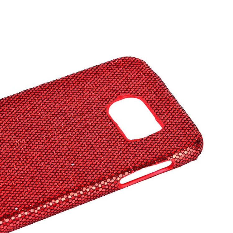 For Galaxy S6 Edge / G925 Flash Powder Skin Paste Plastic Protective Case