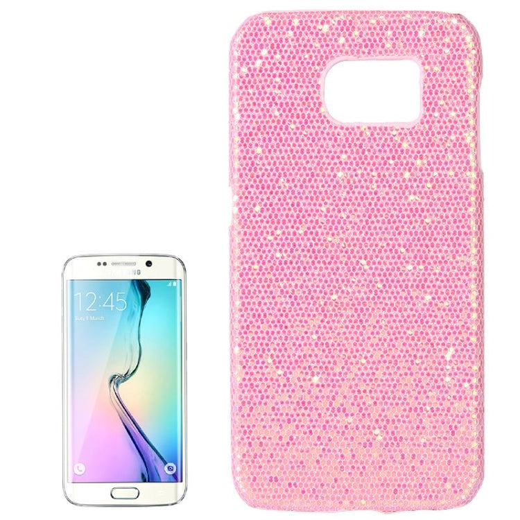 For Galaxy S6 Edge+ / G928 Flash Powder Skin Paste Plastic Protective Case