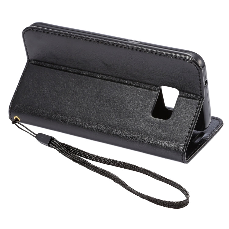 For Galaxy S7 / G930 Lambskin Texture Horizontal Flip Leather Case with Holder & Card Slots & Lanyard