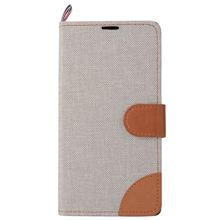 Denim Texture Horizontal Flip Leather Case with Magnetic Snap & Card Slots & Holder & Sling for Galaxy On7 / G600