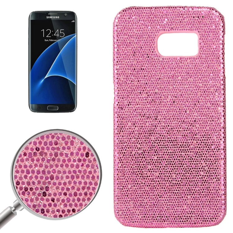 For Galaxy S7 / G930 Fashionable Flash Powder Back Cover Case