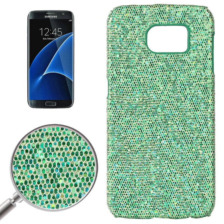 For Galaxy S7 / G930 Fashionable Flash Powder Back Cover Case