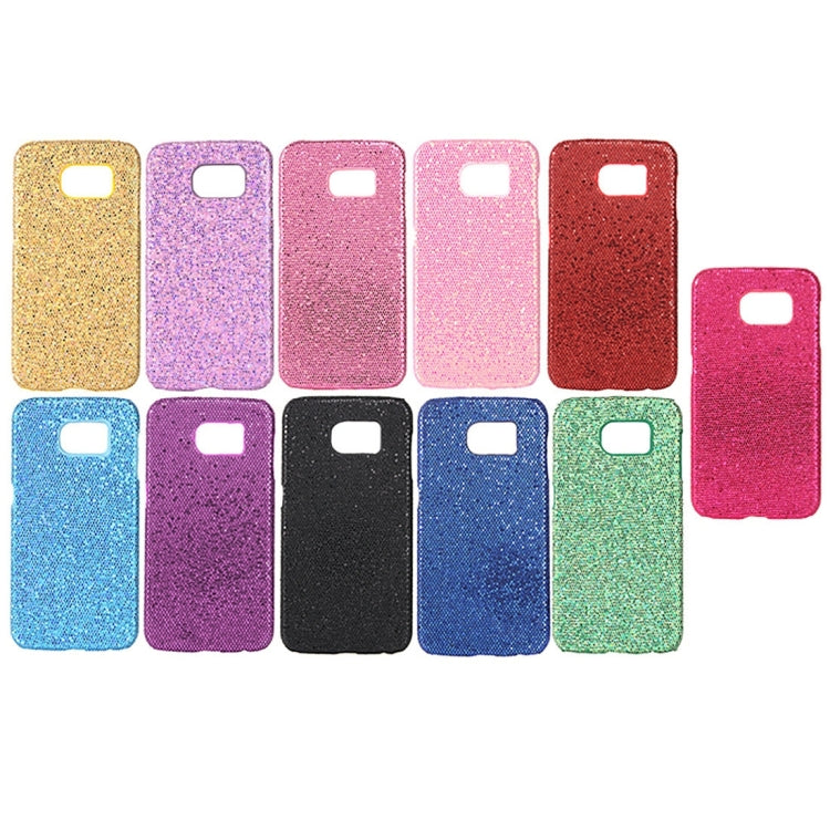 For Galaxy S7 / G930 Fashionable Flash Powder Back Cover Case