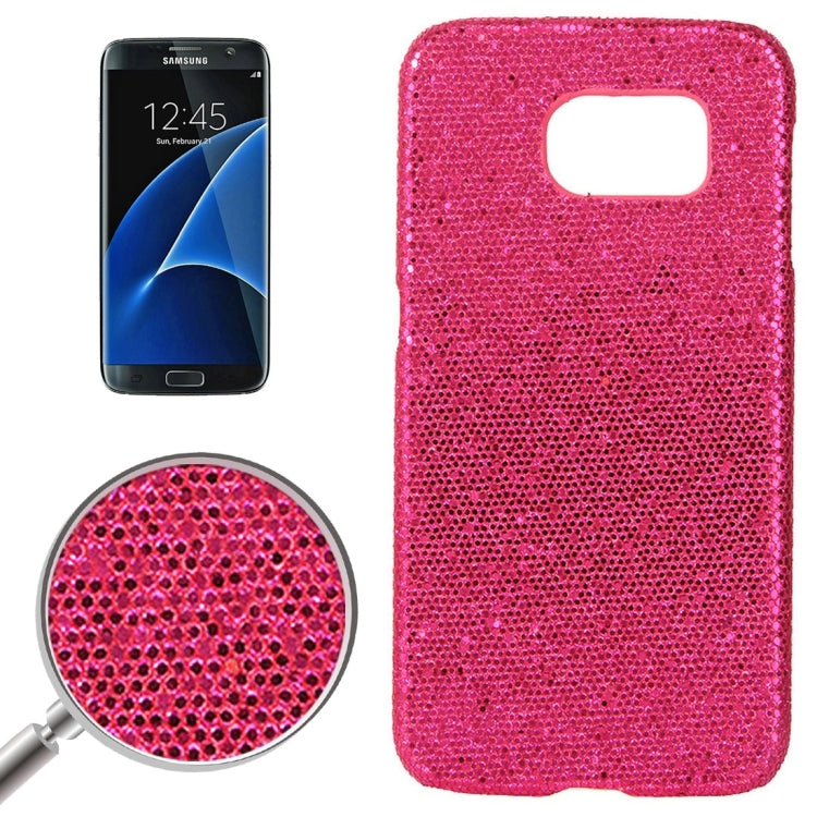 For Galaxy S7 Edge / G935 Fashionable Flash Powder Back Cover Case
