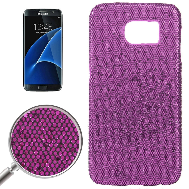 For Galaxy S7 Edge / G935 Fashionable Flash Powder Back Cover Case