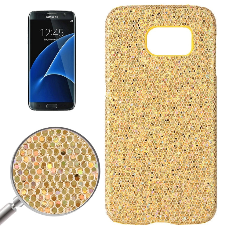 For Galaxy S7 Edge / G935 Fashionable Flash Powder Back Cover Case
