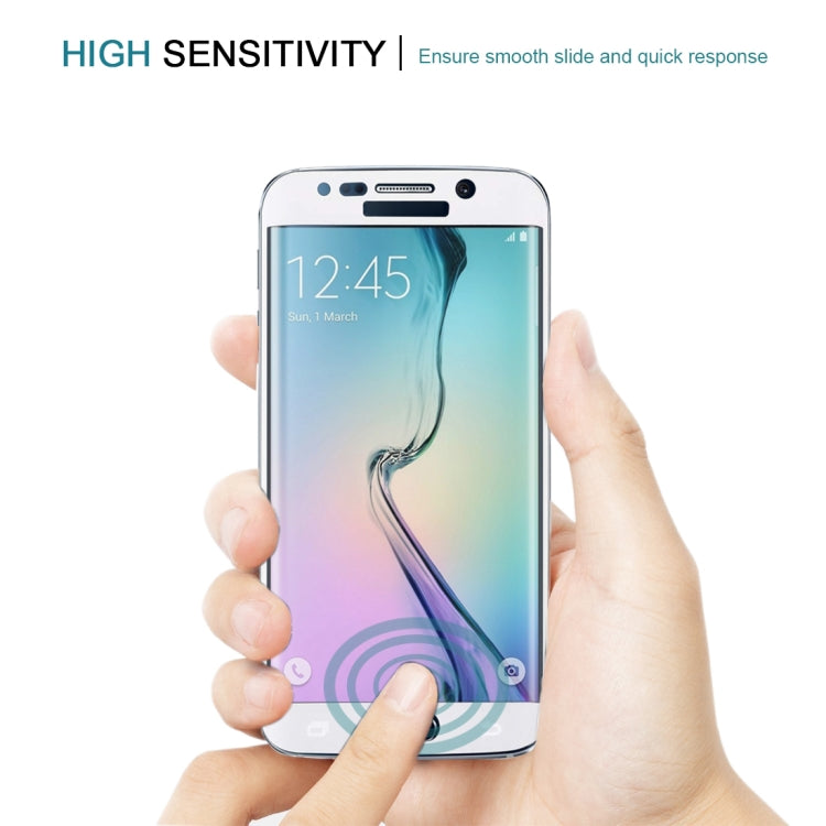 0.3mm 9H Surface Hardness 3D Curved Surface Full Screen Cover Explosion-proof Tempered Glass Film for Galaxy S6 Edge+ / G928