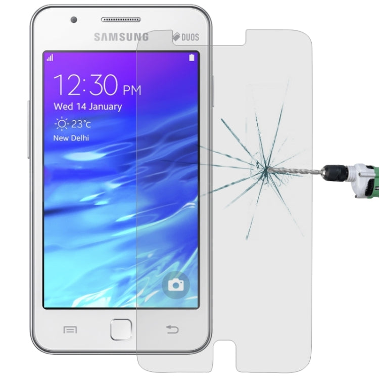 0.26mm 9H+ Surface Hardness 2.5D Explosion-proof Tempered Glass Film for Samsung Z1 / Z130h
