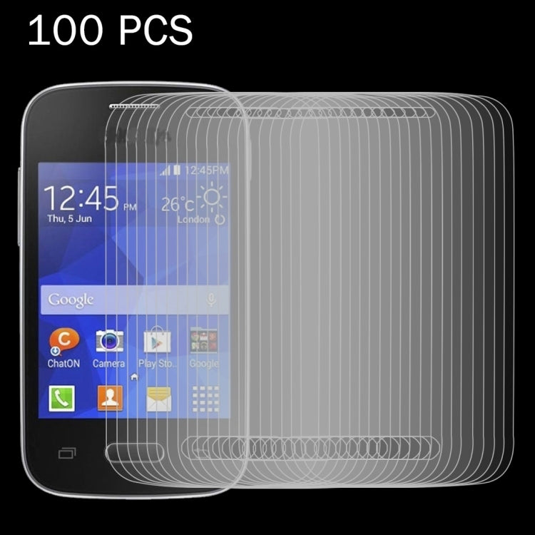 100 PCS for Galaxy Pocket 2 Duos / G110 0.26mm 9H Surface Hardness 2.5D Explosion-proof Tempered Glass Screen Film