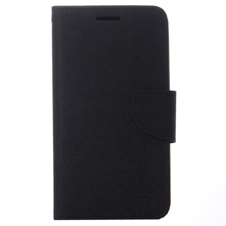 For Galaxy S6 Cross Texture Horizontal Flip Magnetic Buckle Contrast Color Leather Case with Card Slots & Wallet & Holder