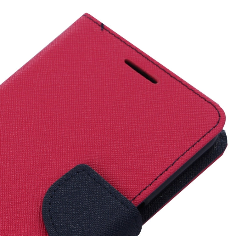 For Galaxy S6 Cross Texture Horizontal Flip Magnetic Buckle Contrast Color Leather Case with Card Slots & Wallet & Holder