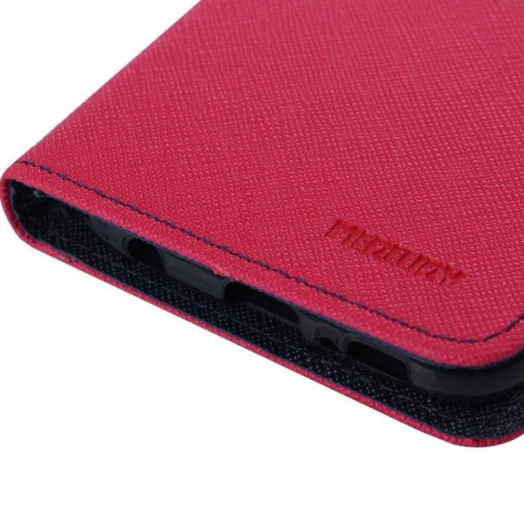 For Galaxy S6 Cross Texture Horizontal Flip Magnetic Buckle Contrast Color Leather Case with Card Slots & Wallet & Holder