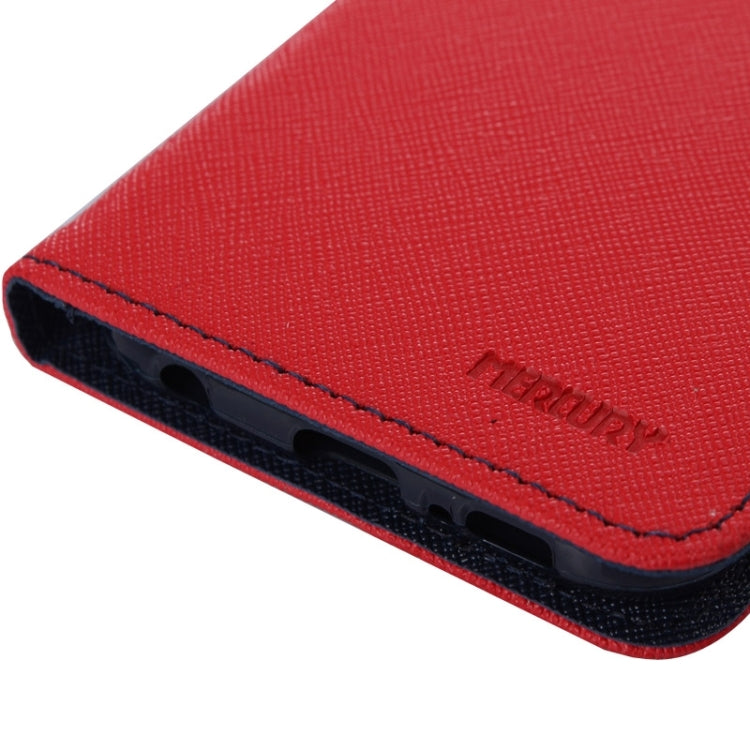 For Galaxy S6 Cross Texture Horizontal Flip Magnetic Buckle Contrast Color Leather Case with Card Slots & Wallet & Holder