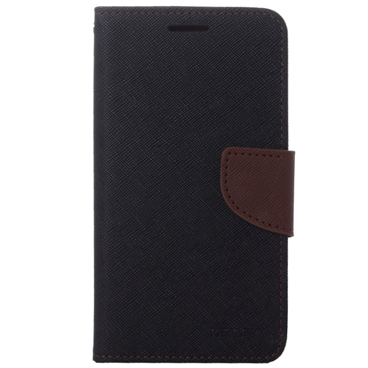 For Galaxy S6 Cross Texture Horizontal Flip Magnetic Buckle Contrast Color Leather Case with Card Slots & Wallet & Holder