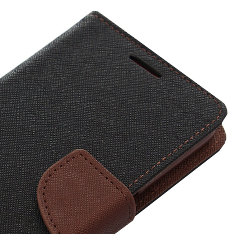 For Galaxy S6 Cross Texture Horizontal Flip Magnetic Buckle Contrast Color Leather Case with Card Slots & Wallet & Holder