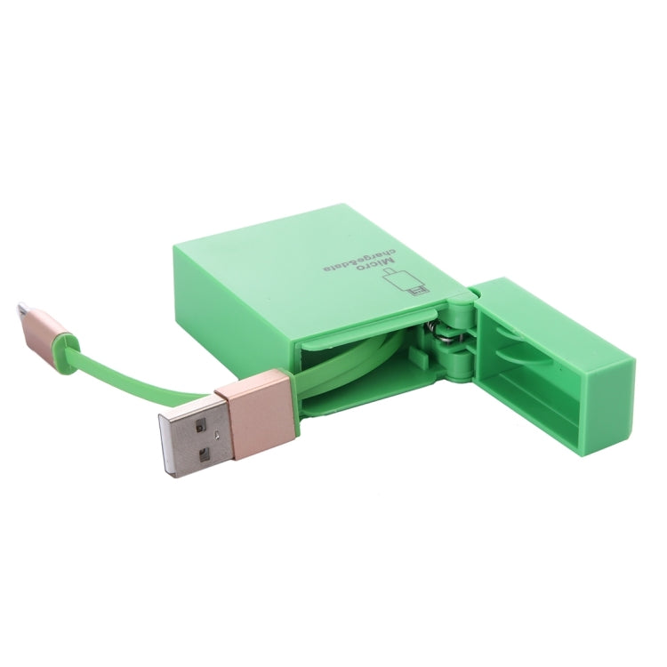 Micro USB 2.0 to USB 2.0 Charging / Data Cable with Storage Box for Galaxy S6 / S6 Edge, HTC / Nokia / Huawei and Other Mobile Phones, Length: about 80cm