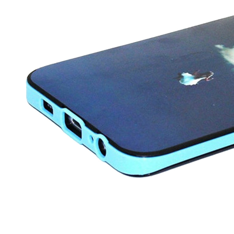 For Galaxy S6 Edge+ / G928 Little Angel From a Cloud Patterns PC and TPU Material Combination Case with Bumper Frame