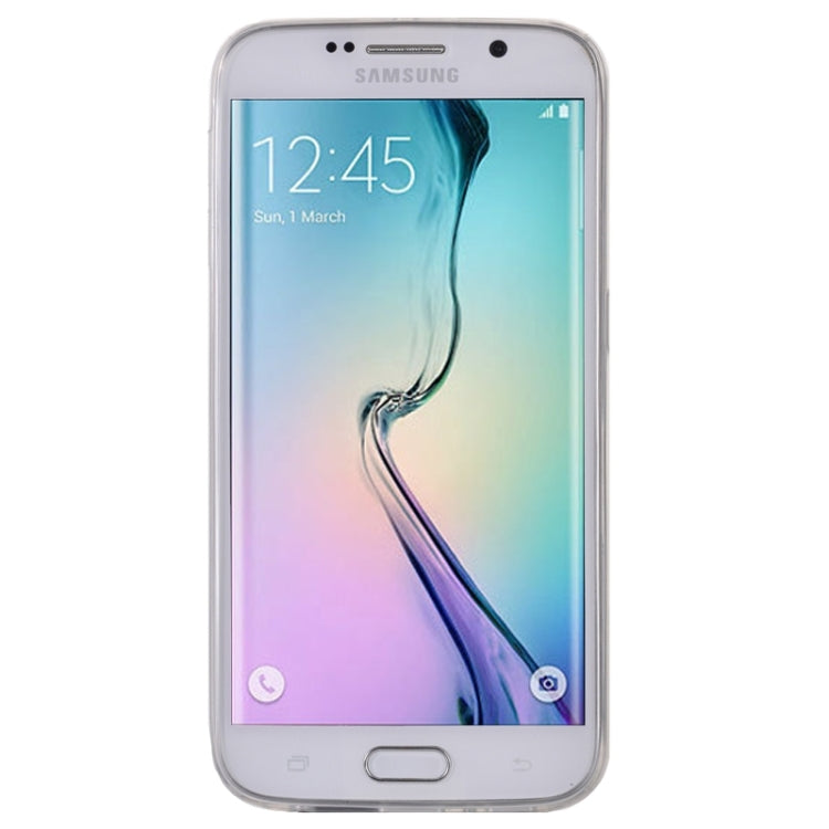 For Galaxy S6 Edge / G925 Diamond Encrusted Mirror TPU Protective Case (Gold)