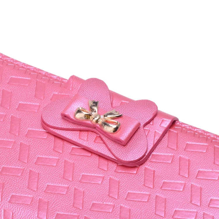 For Galaxy S6 / G920 Bowknot Embossing Wallet Style Leather Case with Chain & Card Slots