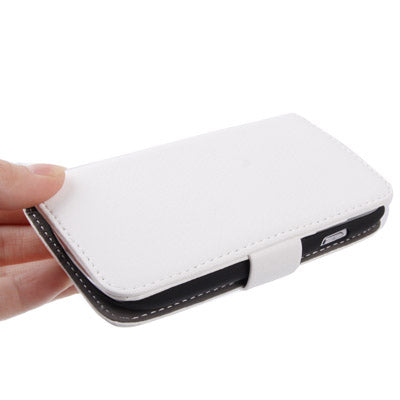 Litchi Texture  Leather Case Cover with Credit Card Slots & Holder for Galaxy SIII mini / i8190