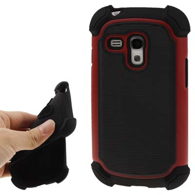 Plastic + Silicone Material Protective Case for Galaxy SIII mini/ i8190