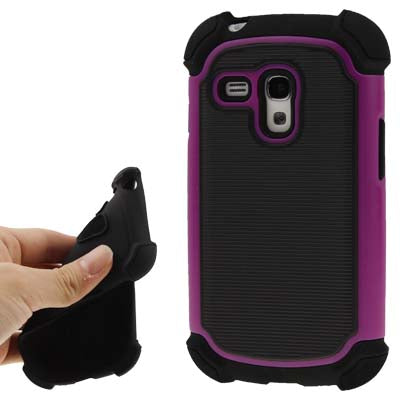 Plastic + Silicone Material Protective Case for Galaxy SIII mini/ i8190