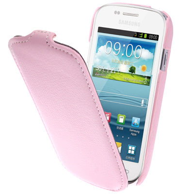 Litchi Texture Vertical Flip Leather Case for Galaxy SIII mini / i8190
