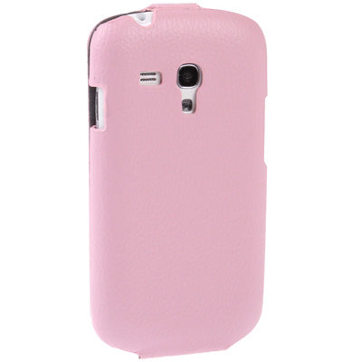 Litchi Texture Vertical Flip Leather Case for Galaxy SIII mini / i8190