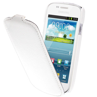 Litchi Texture Vertical Flip Leather Case for Galaxy SIII mini / i8190