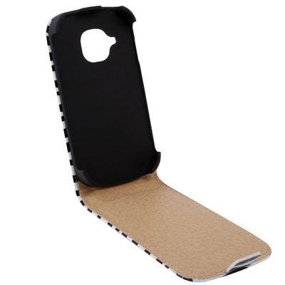 Zebra Texture Leather Case Cover for Galaxy SIII mini / i8190