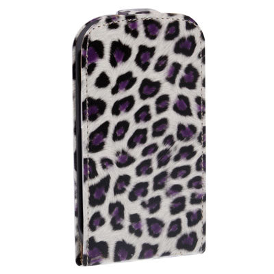 Leopard Texture Leather Case Cover for Galaxy SIII mini / i8190