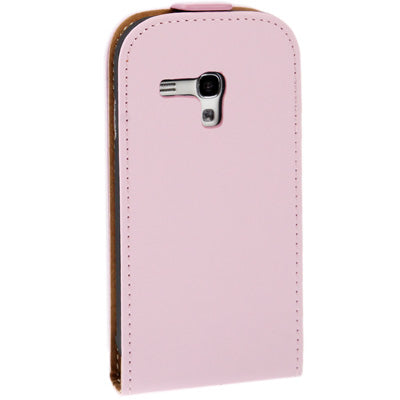 Vertical Flip Leather Case for Galaxy SIII mini / i8190