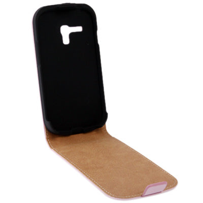 Vertical Flip Leather Case for Galaxy SIII mini / i8190