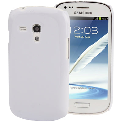 Smooth Pure Colour Plastic Case for Galaxy SIII mini / i8190(White)