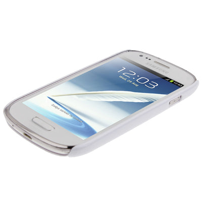 Smooth Pure Colour Plastic Case for Galaxy SIII mini / i8190(White)