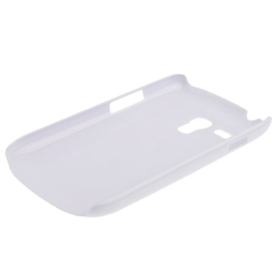 Smooth Pure Colour Plastic Case for Galaxy SIII mini / i8190(White)