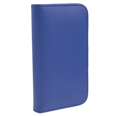 Pure Color Leather Case with Holder & Credit Card Slot for Galaxy SIII mini / i8190