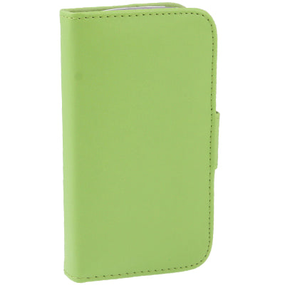 Pure Color Leather Case with Holder & Credit Card Slot for Galaxy SIII mini / i8190