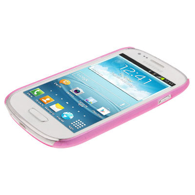 Ultrathin Frosted Transparent Plastic Case for Galaxy SIII mini / i8190