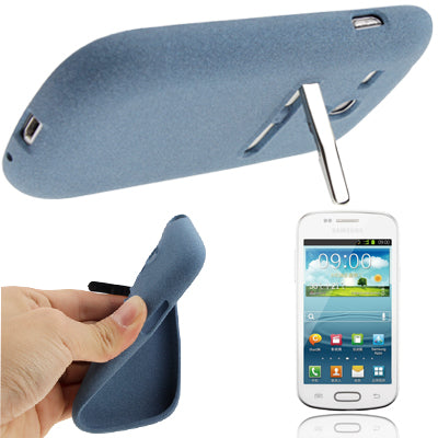 Frosted TPU Case with Metal Holder for Galaxy SIII mini / i8190