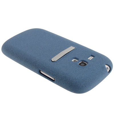 Frosted TPU Case with Metal Holder for Galaxy SIII mini / i8190