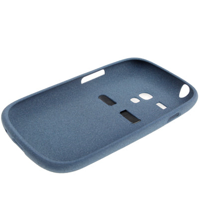 Frosted TPU Case with Metal Holder for Galaxy SIII mini / i8190