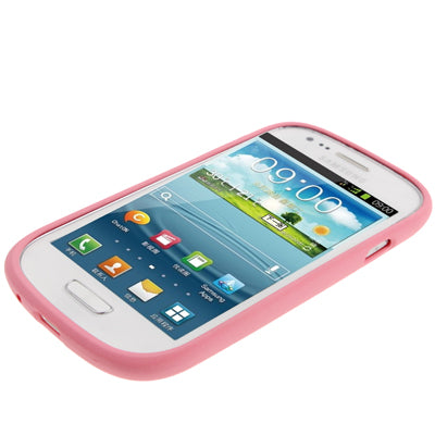 Frosted TPU Case with Metal Holder for Galaxy SIII mini / i8190