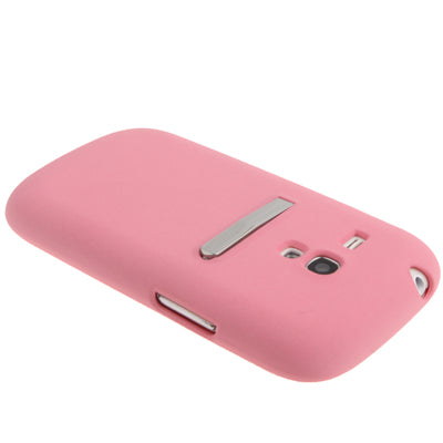 Frosted TPU Case with Metal Holder for Galaxy SIII mini / i8190